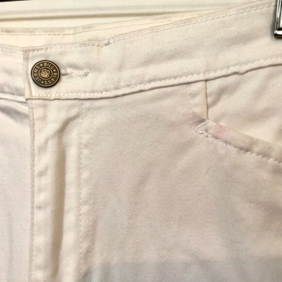 Ivory Bill Blass cropped stretch jeans-style pants - Picture 3 of 4